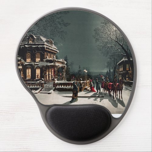 Christmas Eve by Joseph Hoover and Sons Gel Mouse Pad
