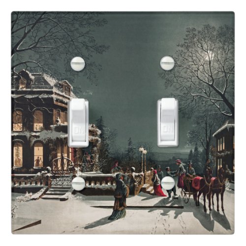 Christmas Eve by Joseph Hoover and Sons Light Switch Cover