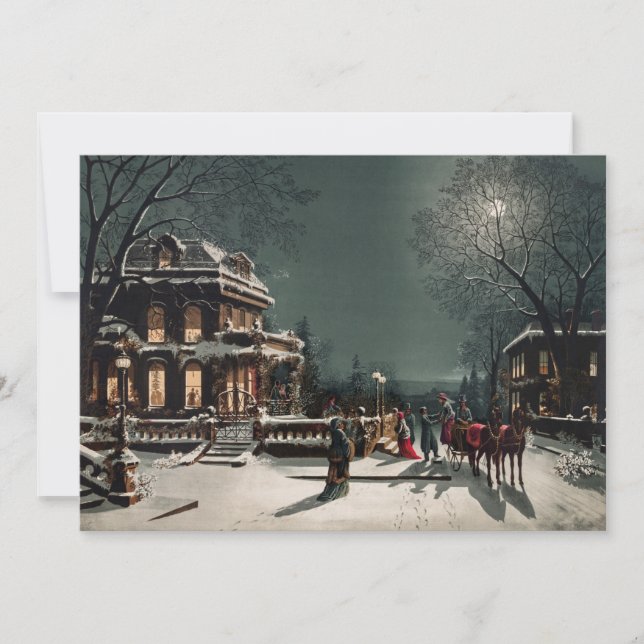 Christmas Eve by Joseph Hoover & Sons Holiday Card (Front)