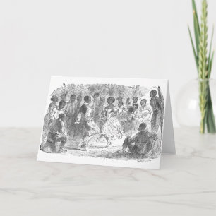 Christmas Eve Festivities on Louisiana Estate Holiday Card