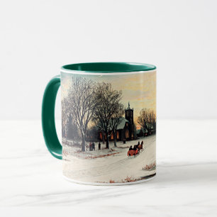 Christmas Eve, fine art, Mug