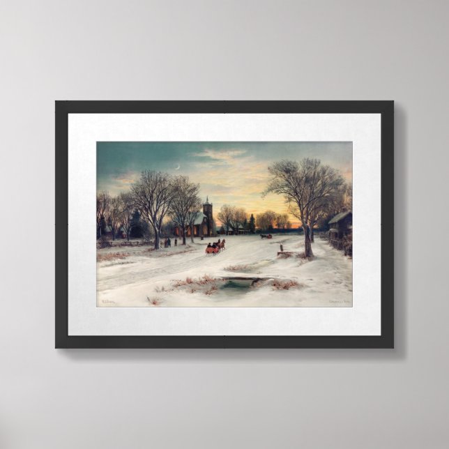 Christmas Eve Framed Art (Framed Front)