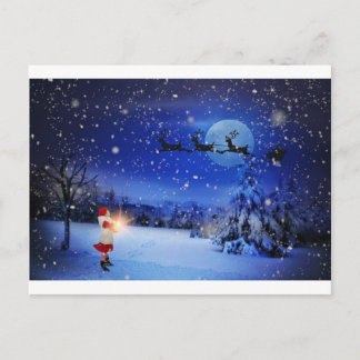 Christmas-Eve Holiday Postcard