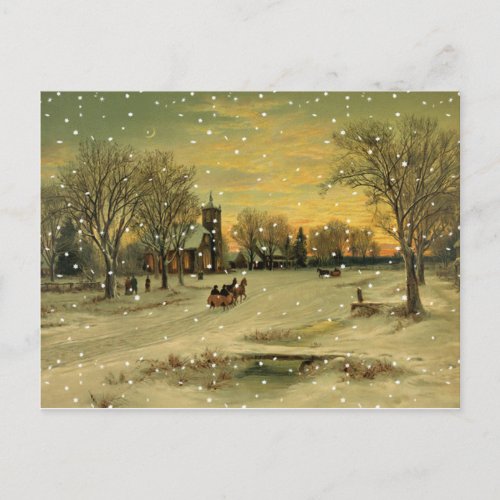Christmas Eve Holiday Postcard