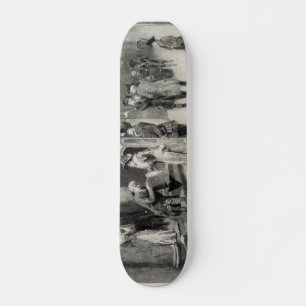 Christmas Eve in Colonial Times skateboard Deck