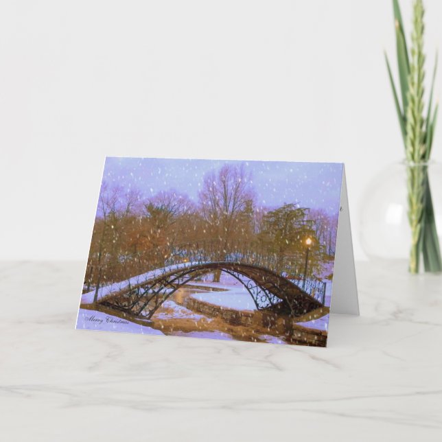 Christmas Eve in the Park Holiday Card (Front)