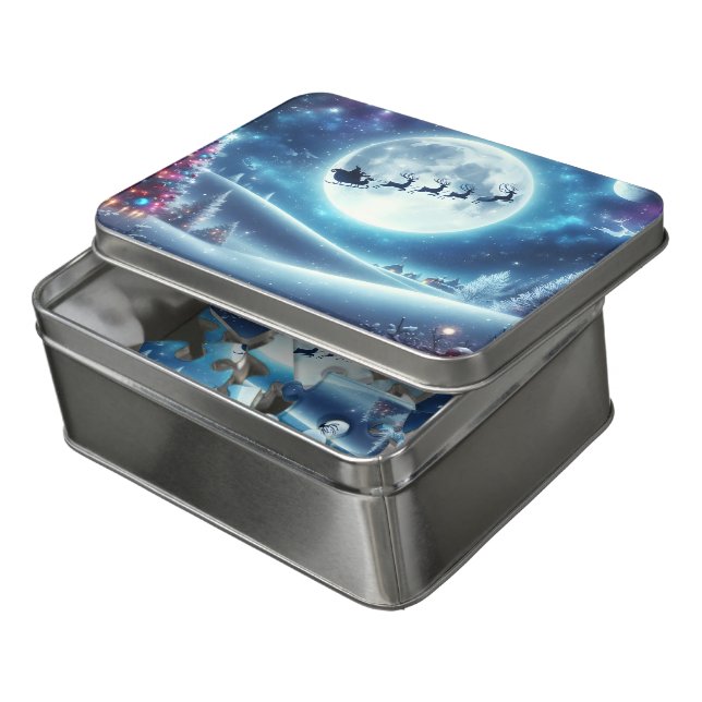 Christmas Eve  Jigsaw Puzzle (Lid Open)