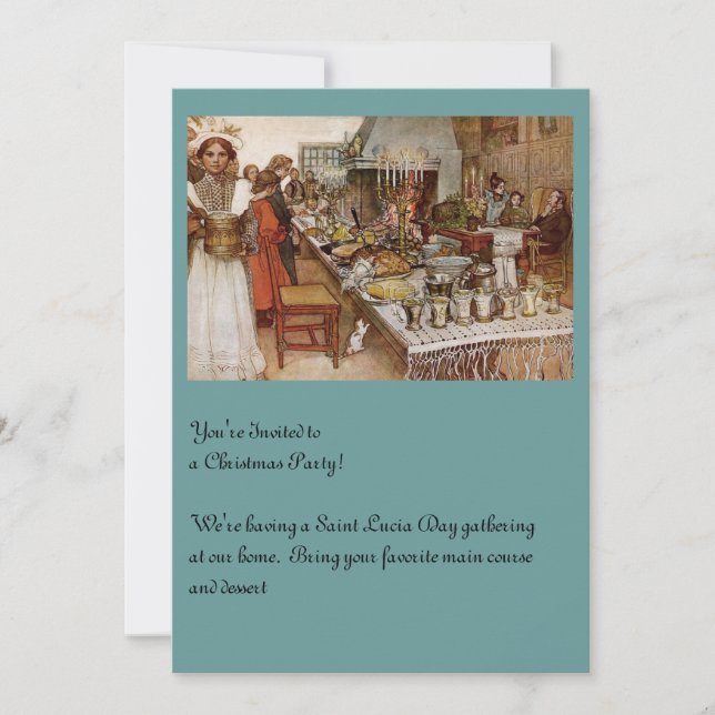 Christmas Eve Julaftonen Invitation (Front)