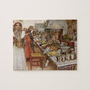 Christmas Eve Julaftonen Jigsaw Puzzle