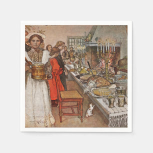 Christmas Eve Julaftonen Paper Napkins