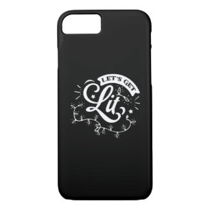 Christmas Eve Merry Christmas - Let's Get Lit Clas iPhone 8/7 Case