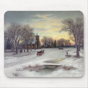Christmas Eve Mouse Pad