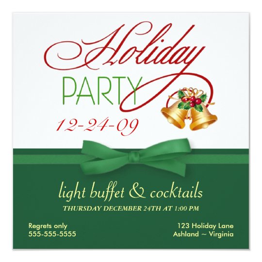 Christmas Eve Open House Invitations | Zazzle.com