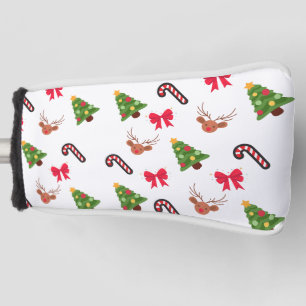 Christmas Eve Party Decorations pattern Golf Head Cover