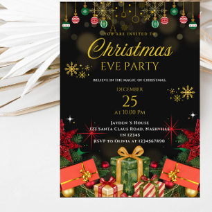 Christmas Eve Party Invitation