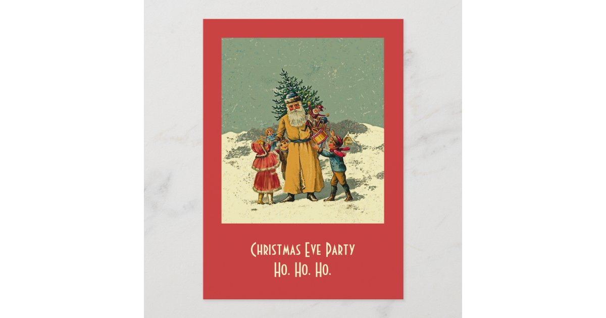 christmas eve party invite | Zazzle.com