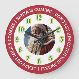 Christmas Eve Santa Clock