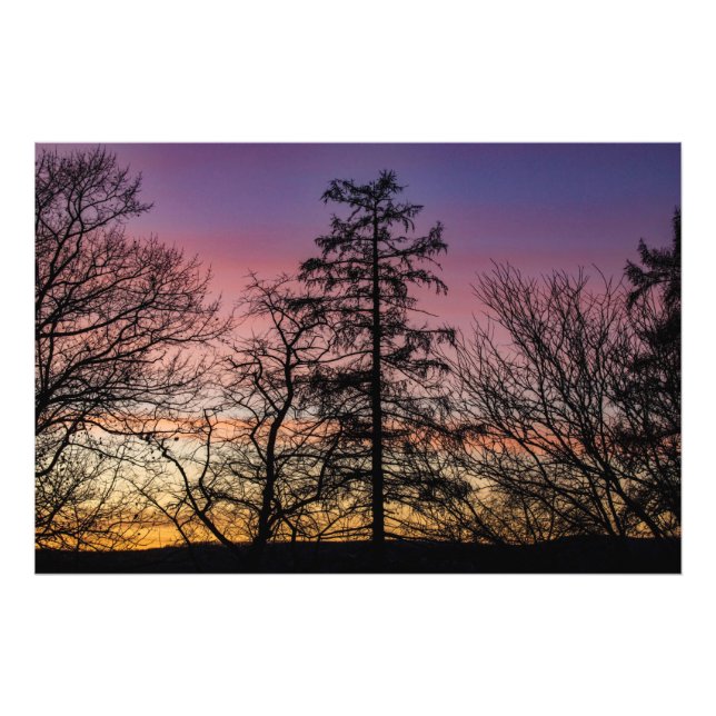 Christmas Eve Sunset Photo Print (Front)