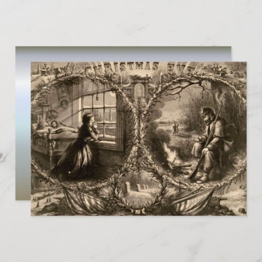 Christmas Eve - Thomas Nast 1863 (Front/Back)