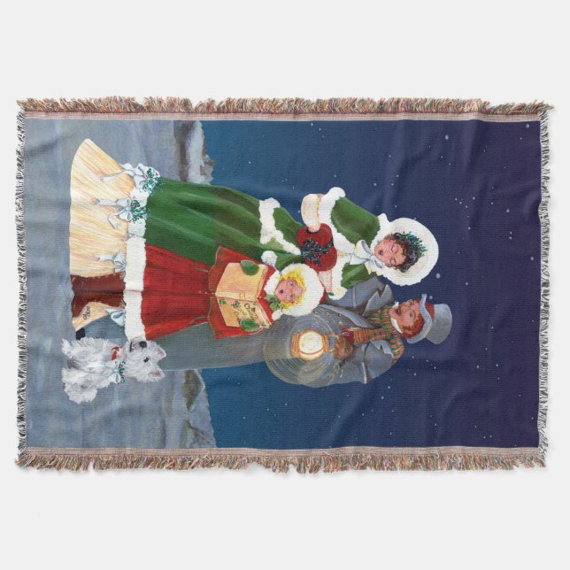 Christmas Eve Throw Blanket (Front)