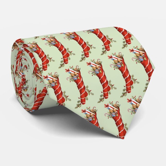 Christmas Eve Tie (Rolled)