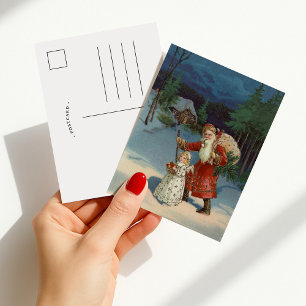 Christmas Eve Vintage Holiday Postcard