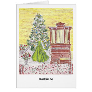 Christmas Eve with Matisse card#1 Cards