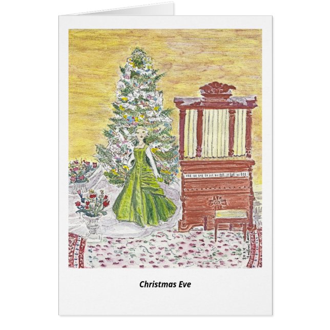 Christmas Eve with Matisse card#2 Cards (Front)