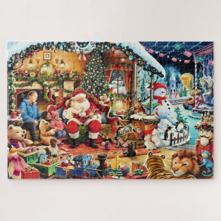 Christmas Eve with Santa Jigsaw Puzzle