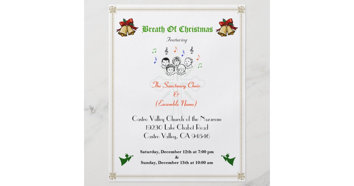 Christmas_Event Flyer | Zazzle