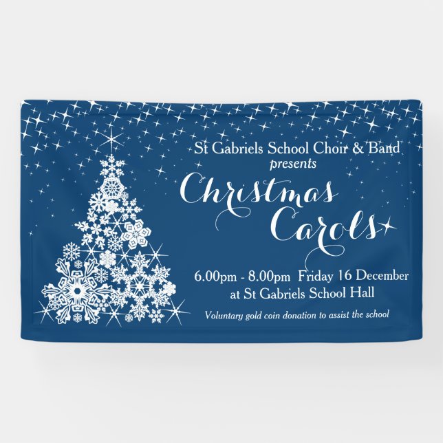 Christmas event sparkle tree banner (Horizontal)