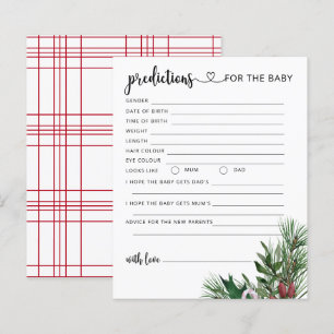 Christmas evergreen baby predictions and advice