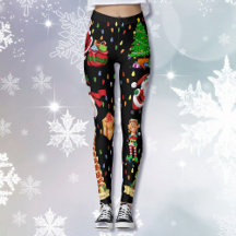 Christmas Everything Ugly Sweater Party leggings