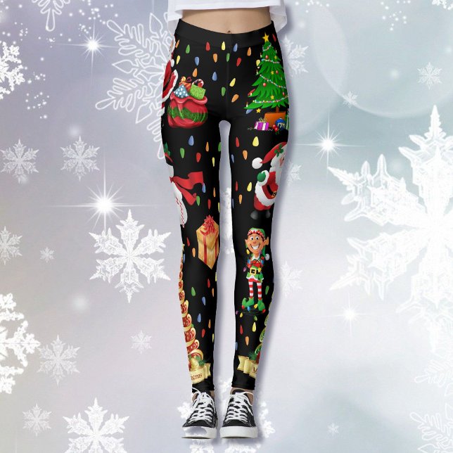 Christmas Everything Ugly Sweater Party leggings (Creator Uploaded)