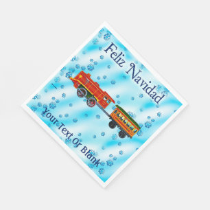 Christmas Express - Feliz Navidad Napkins