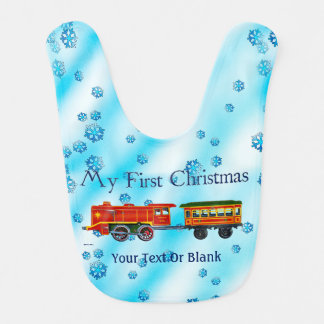 Christmas Express - Merry Christmas Baby Bib