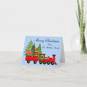 Christmas Express Train Card