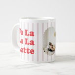 Christmas Fa La La Latte Retro Photo Specialty Mug