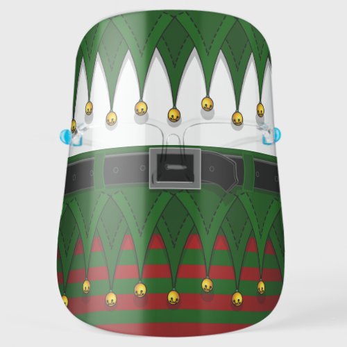 Christmas Face Shield Christmas Elf Face Shields