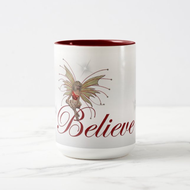 Christmas Faerie Believe 2 - Holiday Mug (Center)