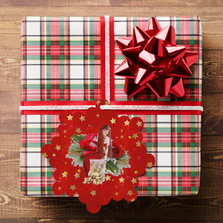 Christmas Fairy 2 Ornament Card