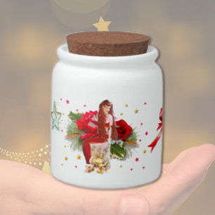Christmas Fairy Candy Jar