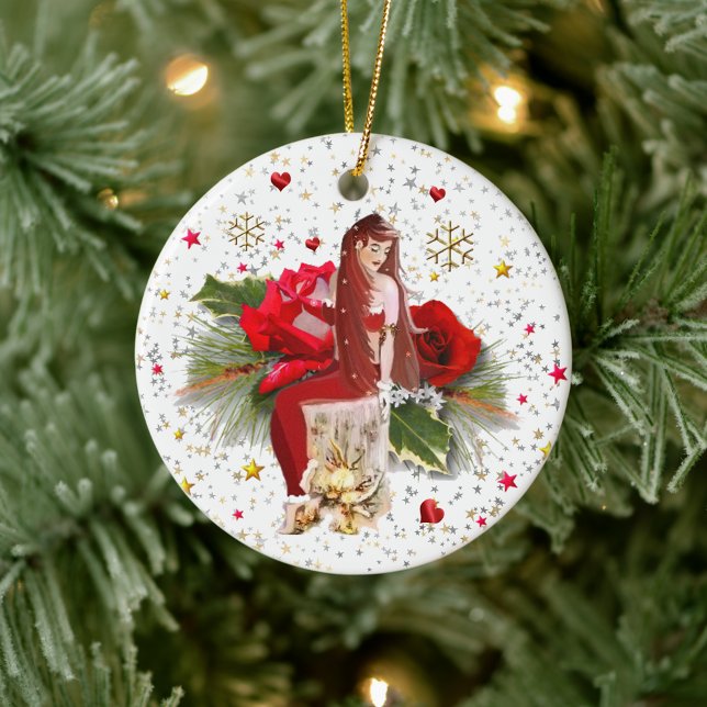 Christmas Fairy Ceramic Ornament (Creator Uploaded)