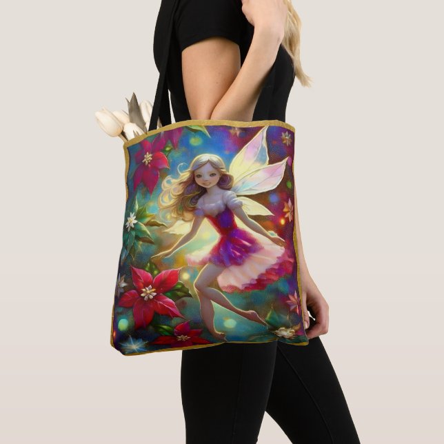 Christmas Fairy Collection - Ash Blonde Hair Tote Bag (Close Up)