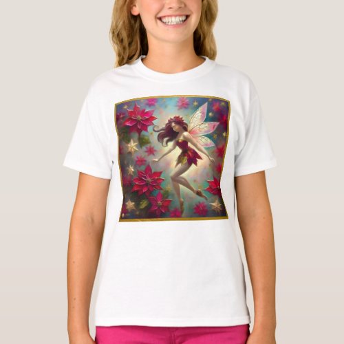 Christmas Fairy Collection _ Auburn Hair T_Shirt