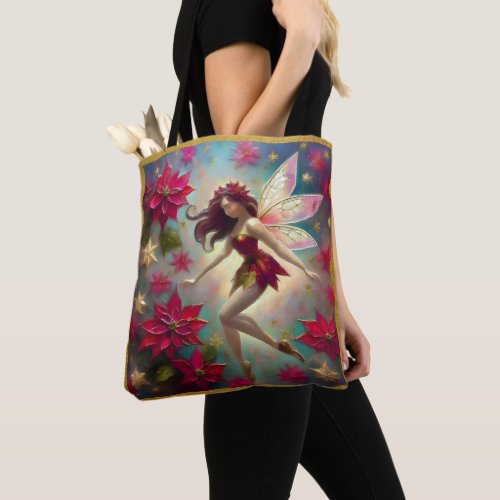 Christmas Fairy Collection _ Auburn Hair Tote Bag