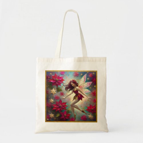 Christmas Fairy Collection _ Auburn Hair Tote Bag