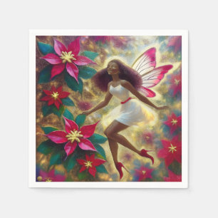 Christmas Fairy Collection - Auburn Natural Hair Napkins