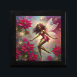 Christmas Fairy Collection - Brown Natural Hair Gift Box<br><div class="desc">A Collection of Christmas Fairies in a variety of hair and skin colors.</div>