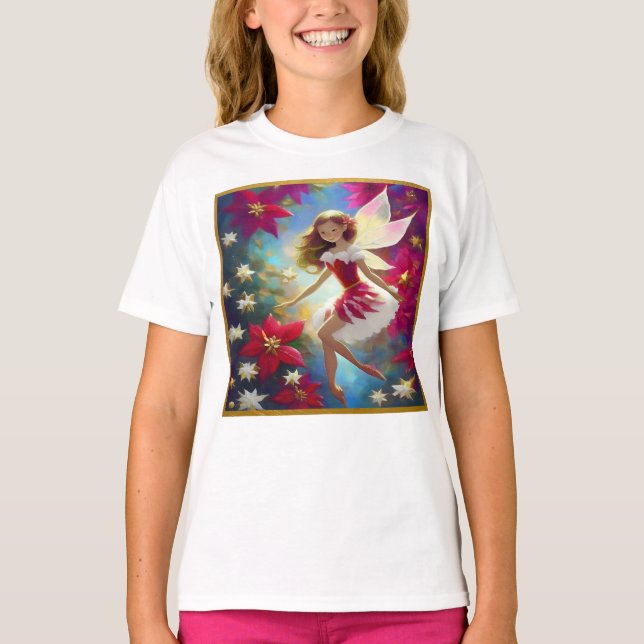 Christmas Fairy Collection - Copper Ginger Hair T-Shirt (Front)